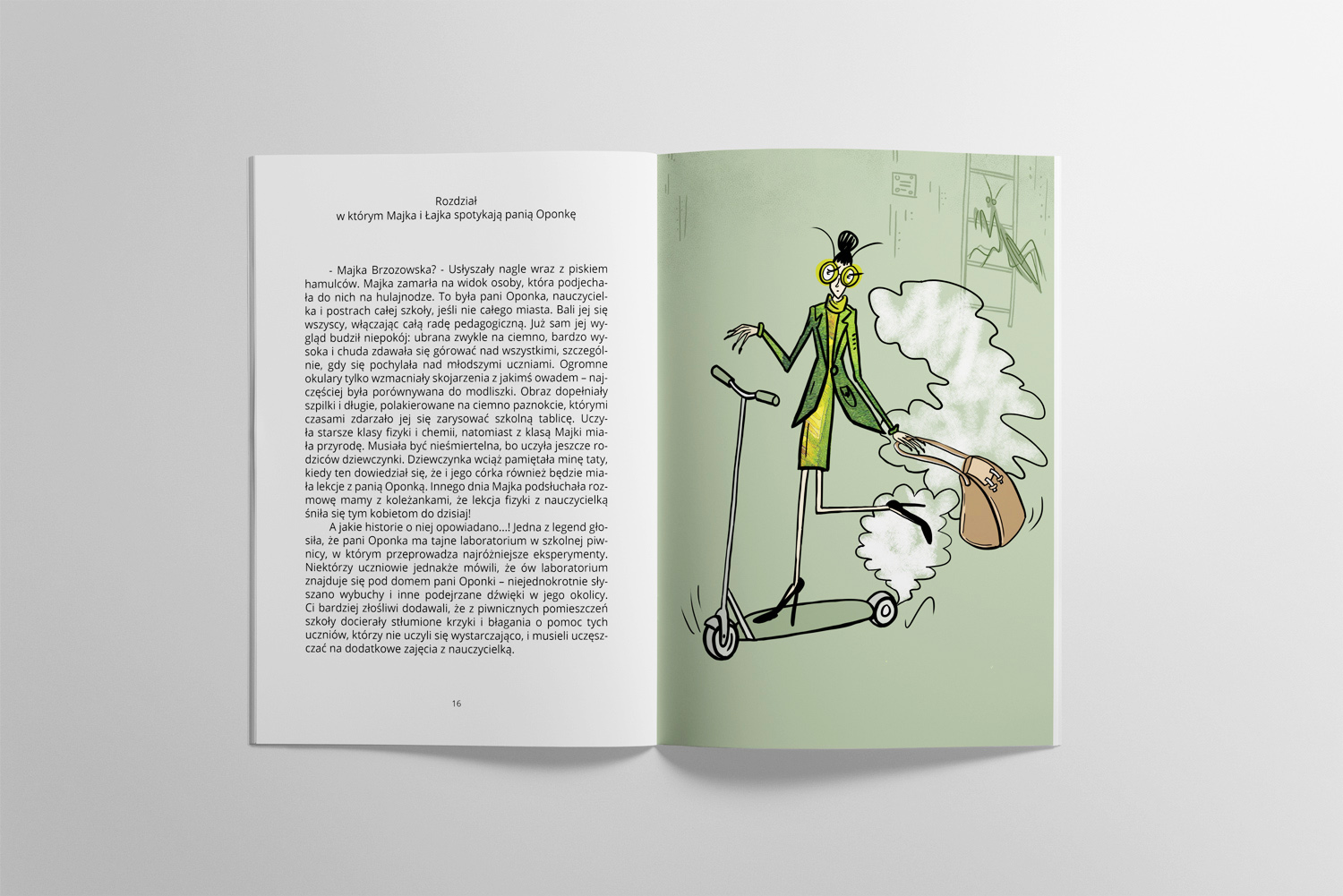 Children book illustration - Fantastic adventures of Majka and Laika. Movement and emotional drawing. Comics styles. The book aims to inspire young girls to pursue their dreams and develop their scientific skills.